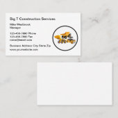 Services de construction Cartes de visite modernes (Devant / Derrière)