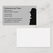 Services de cybersécurité Cartes de visite simples (Devant / Derrière)