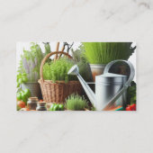 Services de jardin / Carte de visite jardiner (Dos)
