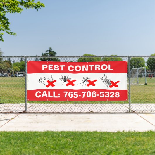 Services de lutte antiparasitaire Bannière personn (Insitu)