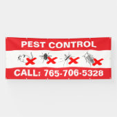 Services de lutte antiparasitaire Bannière personn (Horizontal)