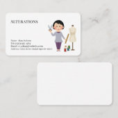 services de modifications carte de visite éditable (Devant / Derrière)