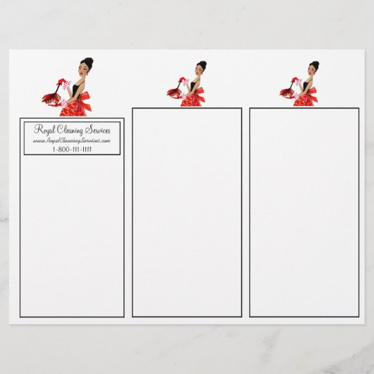 Services de nettoyage - Afro-Américains Diva Flyer (Devant)