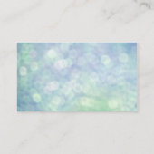 Services de nettoyage bleu Cartes de visite (Dos)