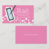 Services de nettoyage Bubbles Mop Carte de visite  (Devant / Derrière)