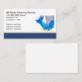 Services de nettoyage Cartes de visite du bureau à (Devant / Derrière)