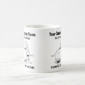 Services de nettoyage Cartoon Mug (Centre)