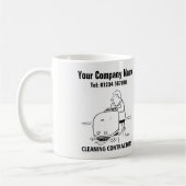 Services de nettoyage Cartoon Mug (Gauche)