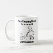 Services de nettoyage de tapis Cartoon Mug (Gauche)