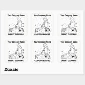 Services de nettoyage de tapis Stickers de dessin (Feuille)