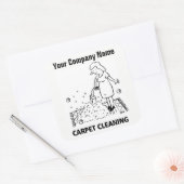 Services de nettoyage de tapis Stickers de dessin (Enveloppe)
