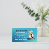 Services de nettoyage des cartes de visite (Debout devant)