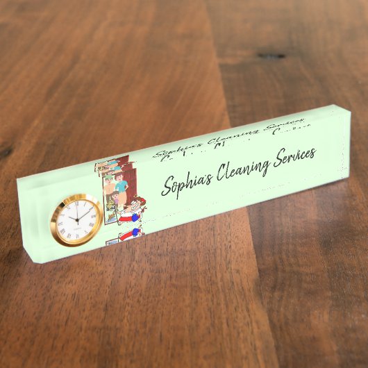 Services de nettoyage des plaques de nom (Taille)