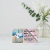 Services de nettoyage | Fournitures | Carte de vis (Debout devant)