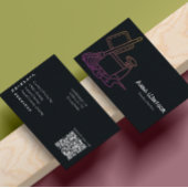 Services de nettoyage Qr Code Carte de visite mini