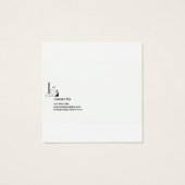 Services de nettoyage simple en texte blanc et noi (Dos)