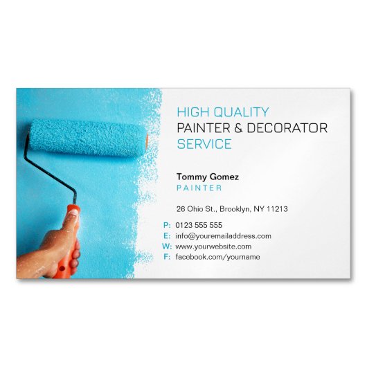 Services de peinture | Carte de visite professionn (devant)