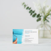 Services de peinture | Carte de visite professionn (Debout devant)