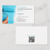 Services de peinture | Carte de visite professionn (Devant / Derrière)