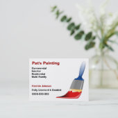 Services de peinture Cartes de visite (Debout devant)