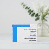 Services de peinture Cartes de visite (Debout devant)