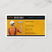 Services de peinture | Peintre au travail Carte de (Devant)