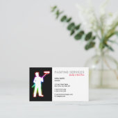 Services de peinture | Peintres Carte de visite (Debout devant)