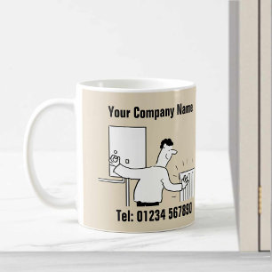 Services de plomberie et de chauffage Cartoon Mug
