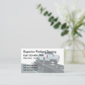 Services de remorquage à plat Cartes de visite loc (Debout devant)