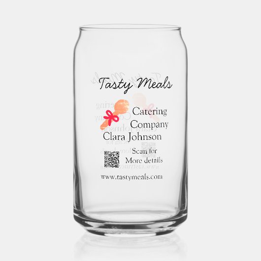 Services de restauration ajouter nom QR code site  (Verso)