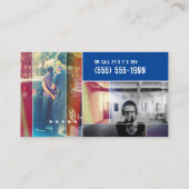 Services de sécurité | Carte de visite de police p (Dos)