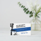 Services de sécurité | Carte de visite de police p (Debout devant)