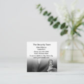 Services de sécurité Carte de visite d'empreintes (Debout devant)