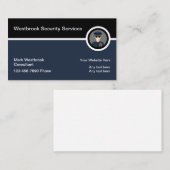 Services de sécurité Cartes de visite modernes (Devant / Derrière)