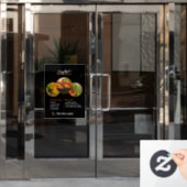 Services de traiteur Autocollant de fenêtre person (Porte de bureau)