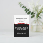 Services d'excavation Cartes de visite verticaux m (Debout devant)