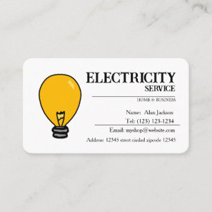 SERVICES ÉLECTRIQUES cartes de visite