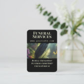 Services funéraires - Carte de visite (Debout devant)