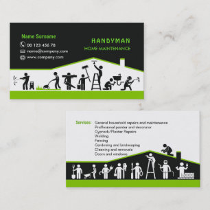 Services Handyman, carte de visite d'entretien à d