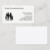 Services modernes de counseling familial Cartes de (Devant / Derrière)