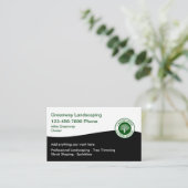 Services paysagers Cartes de visite professionnels (Debout devant)