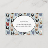 Services pour animaux de compagnie Carte de visite (Dos)