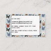 Services pour animaux de compagnie Carte de visite (Dos)