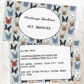Services pour animaux de compagnie Carte de visite
