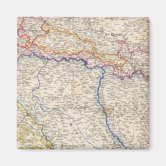 Servië, Bosnië Magneet (Voorkant)