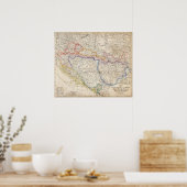 Servië, Bosnië Poster (Keuken)