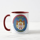 Servië Erfgoed Embleem Mok (Links)