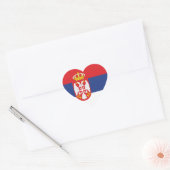 servië hart sticker (Envelop)