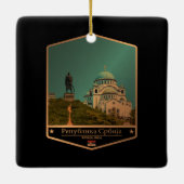 Servië Keramisch Ornament (Achterkant)