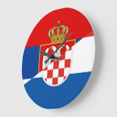 servië - kroatië - halve symbool grote klok (Hoek)